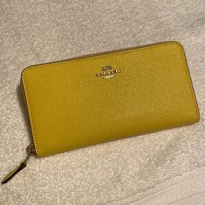 Coach Yellow Wallet